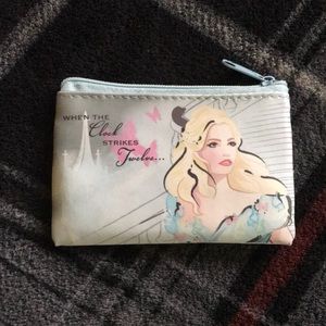 Small Tiny Disney Cinderella 2015 Makeup Coin Bag
